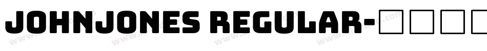 JOHNJONES Regular字体转换